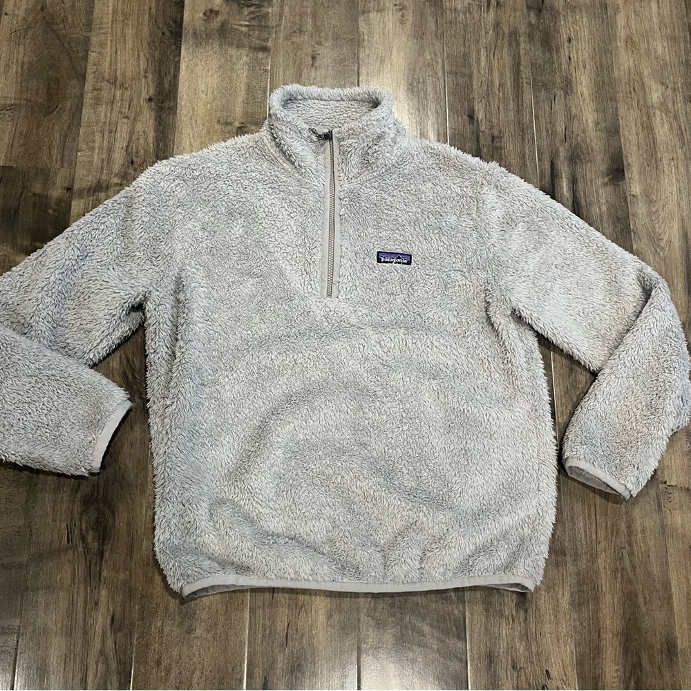 Patagonia Los Gatos Fuzzy 1/4 Zip Pullover Sweater Women’s Medium